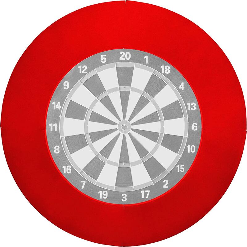 ABC Darts - PU Rubberen Dartbord Surround Ring - Dartbord Bescherm ring - Rood