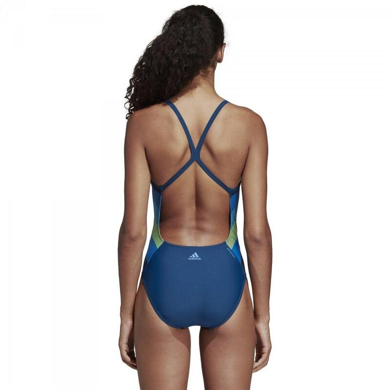 Strój pływacki Adidas Fit 1Pc Linear niebieski
