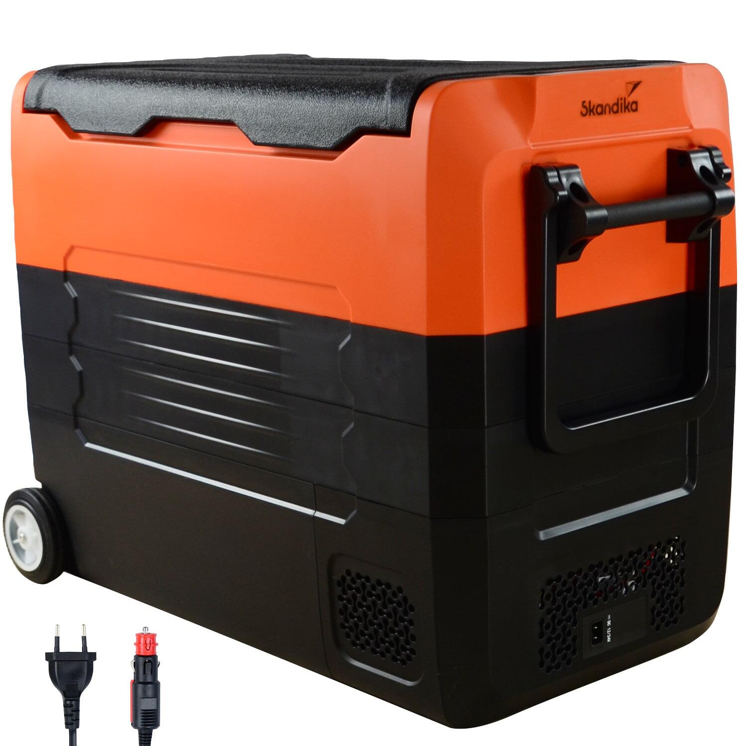SKANDIKA Auto-Gefrierbox +10 ° bis -20 °C | Kompressor Kühlbox, 12 V oder Netzteil