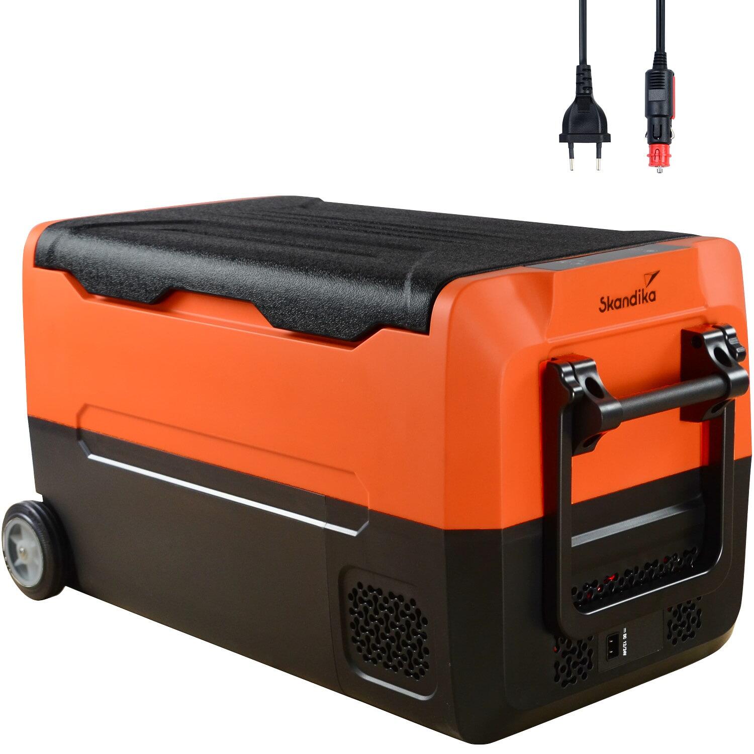 SKANDIKA Frigorifero per auto - campeggio - da +10° a -20°C | compressore 2 zone, 12V