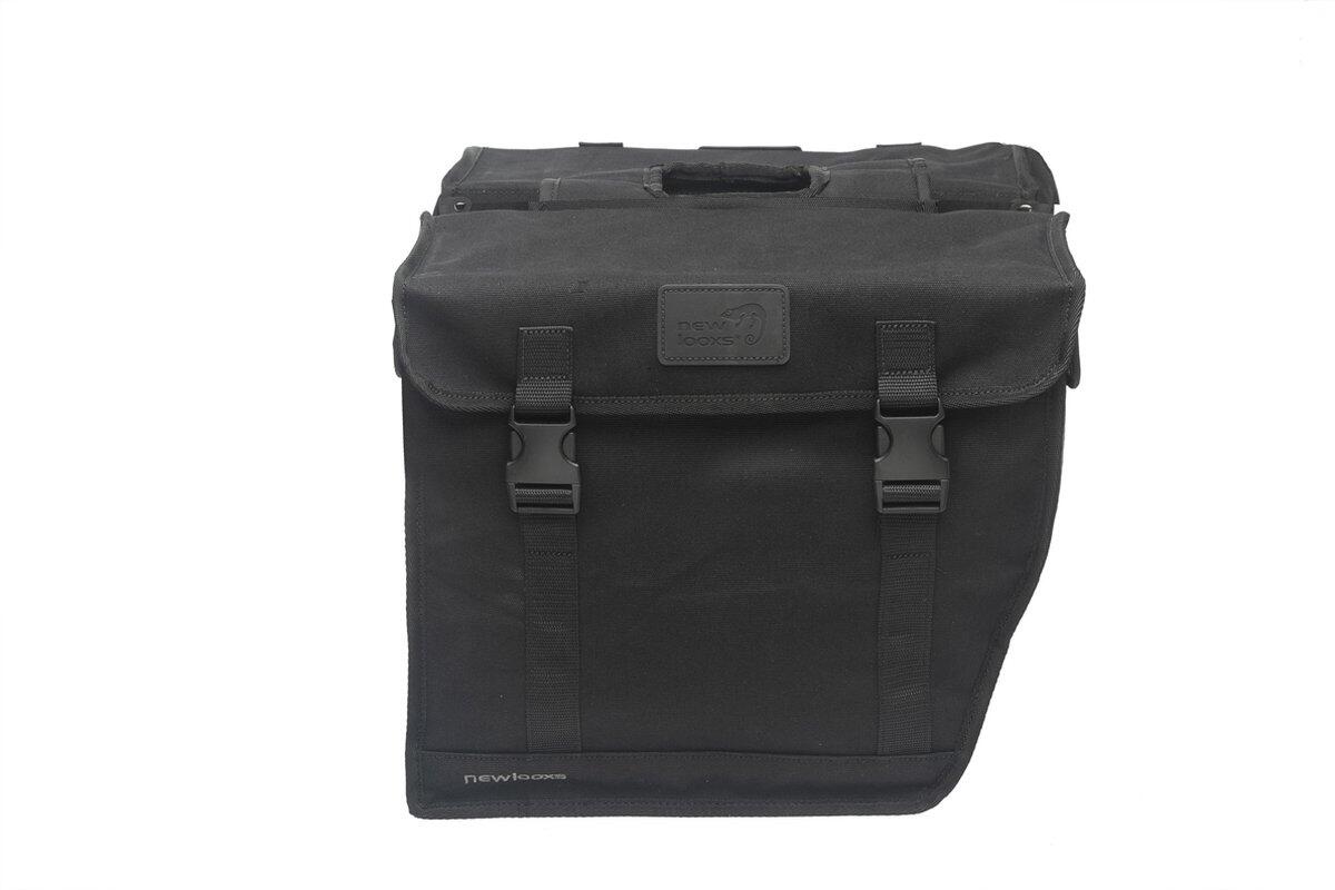 NewLooxs Borsa doppia ibrida per bici 46,5 L nera. 2/3