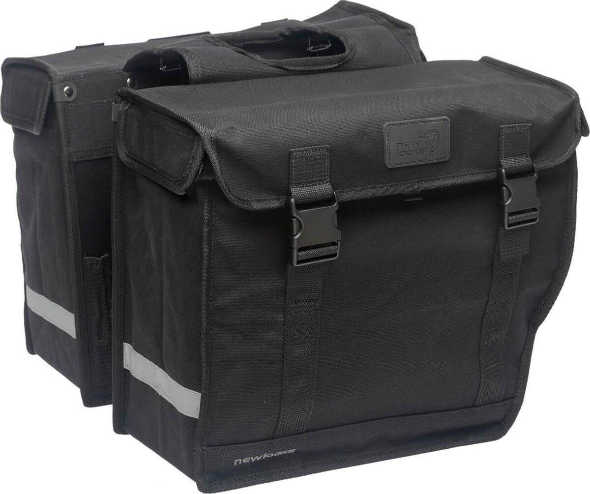 NewLooxs Borsa doppia ibrida per bici 46,5 L nera. 3/3