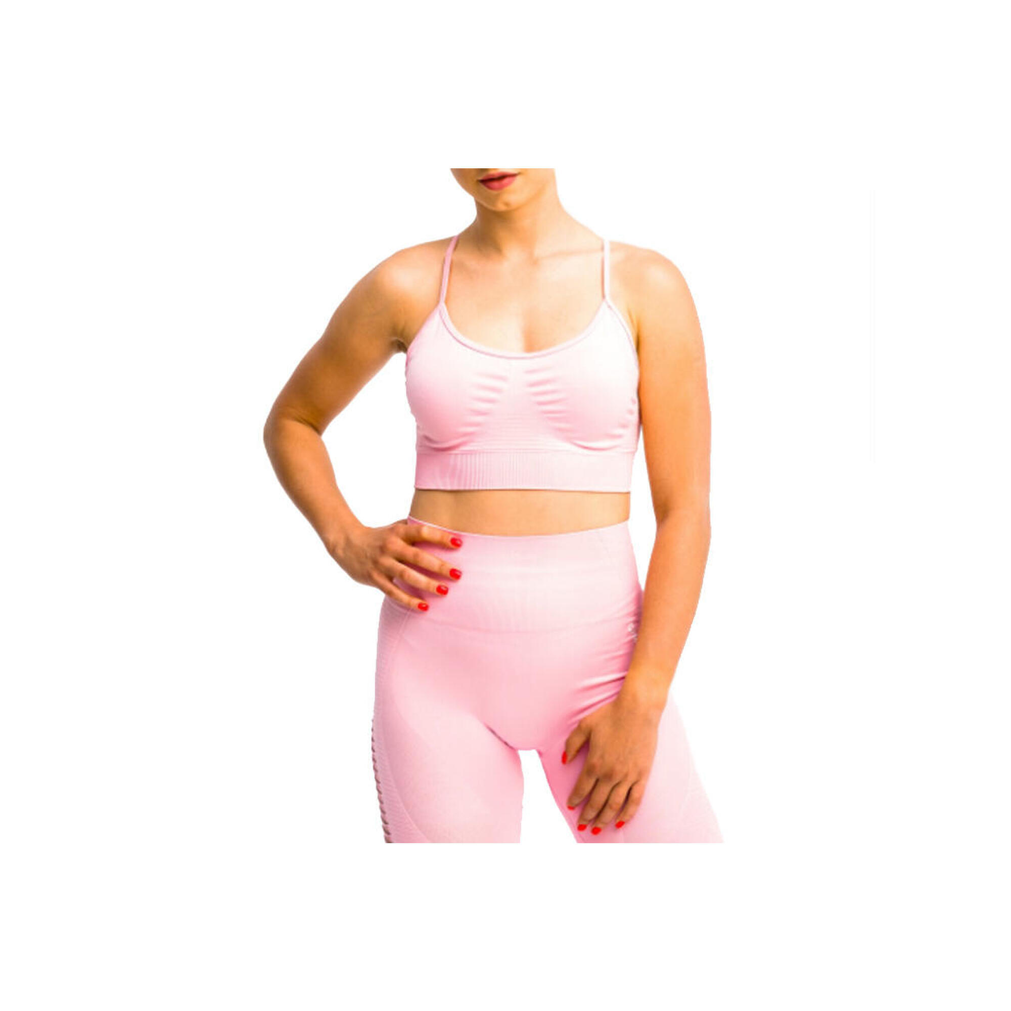 Gym Hero - Bra Pour Femmes California Cute Bra - Brassière - Rose - 44 (d-e) - Decathlon