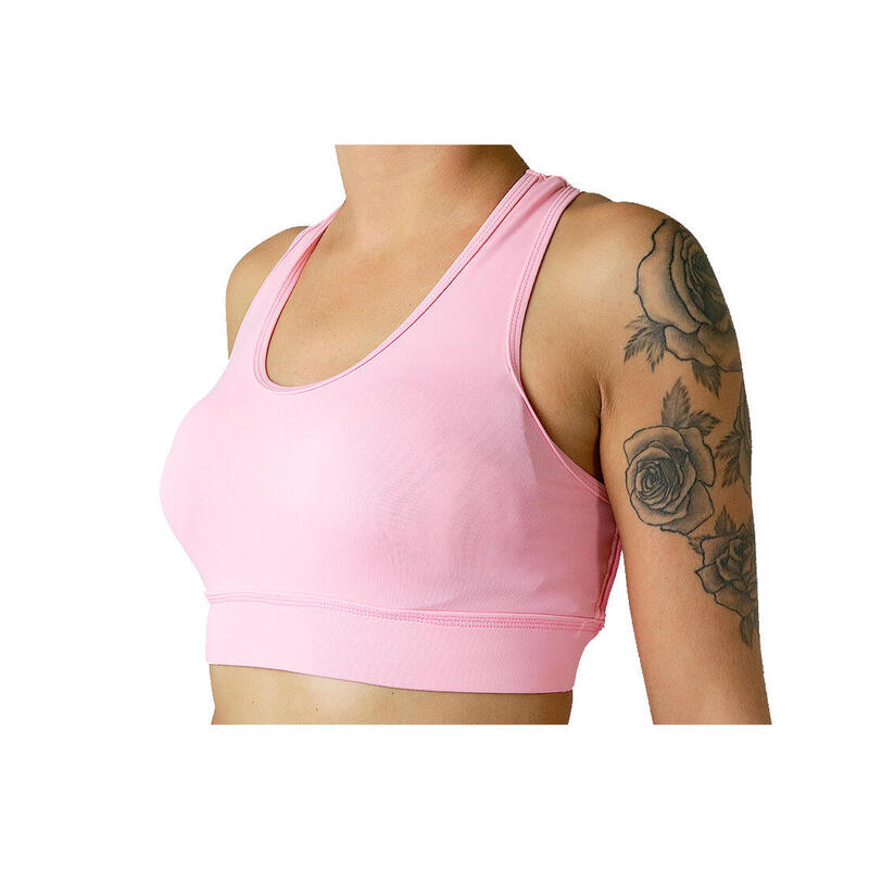 Biustonosz sportowy damski GymHero Bra Pink-Sport