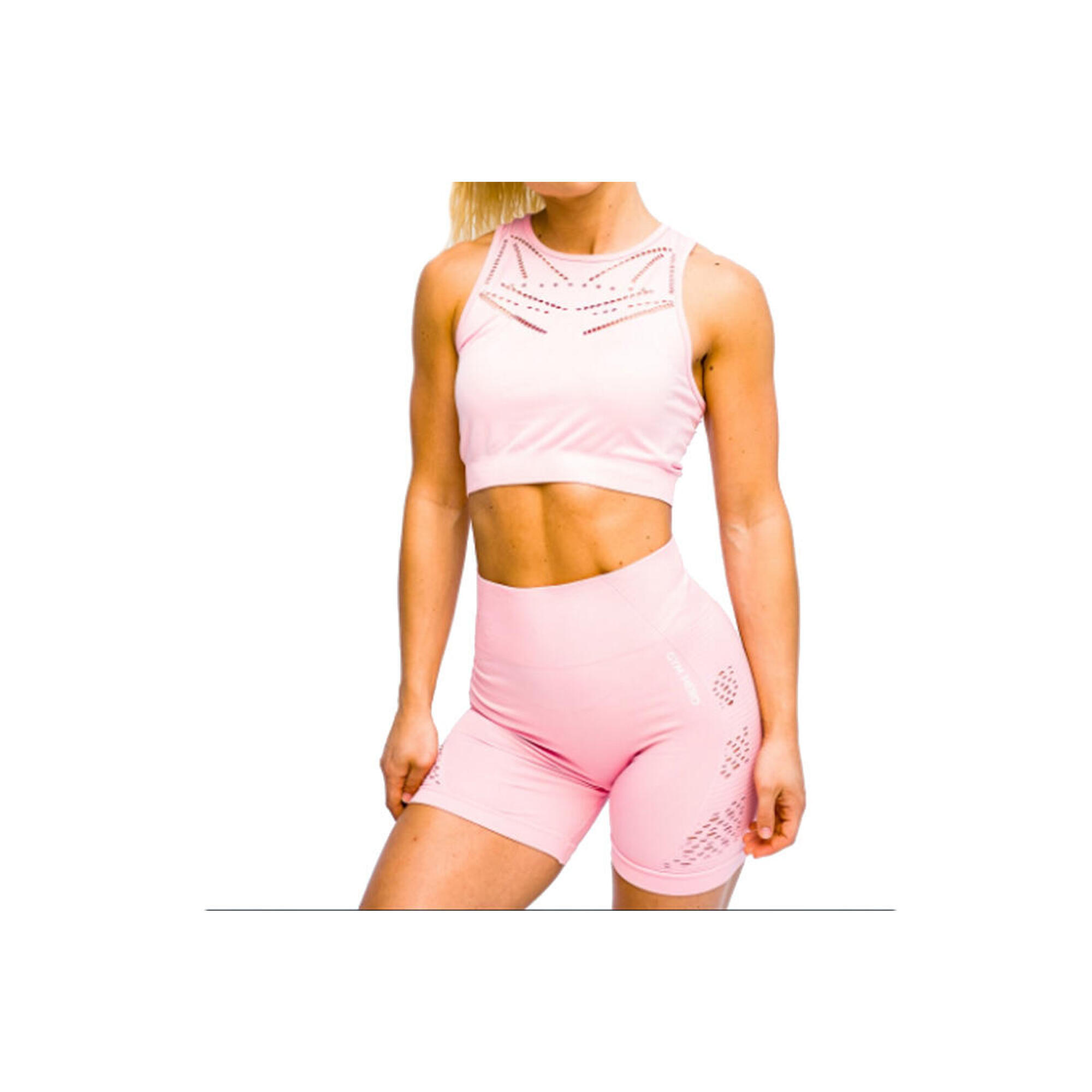 Gym Hero - Bra Pour Femmes Venice Beach Top Short Bra - Brassière - Rose - 38 (b-c) - Decathlon