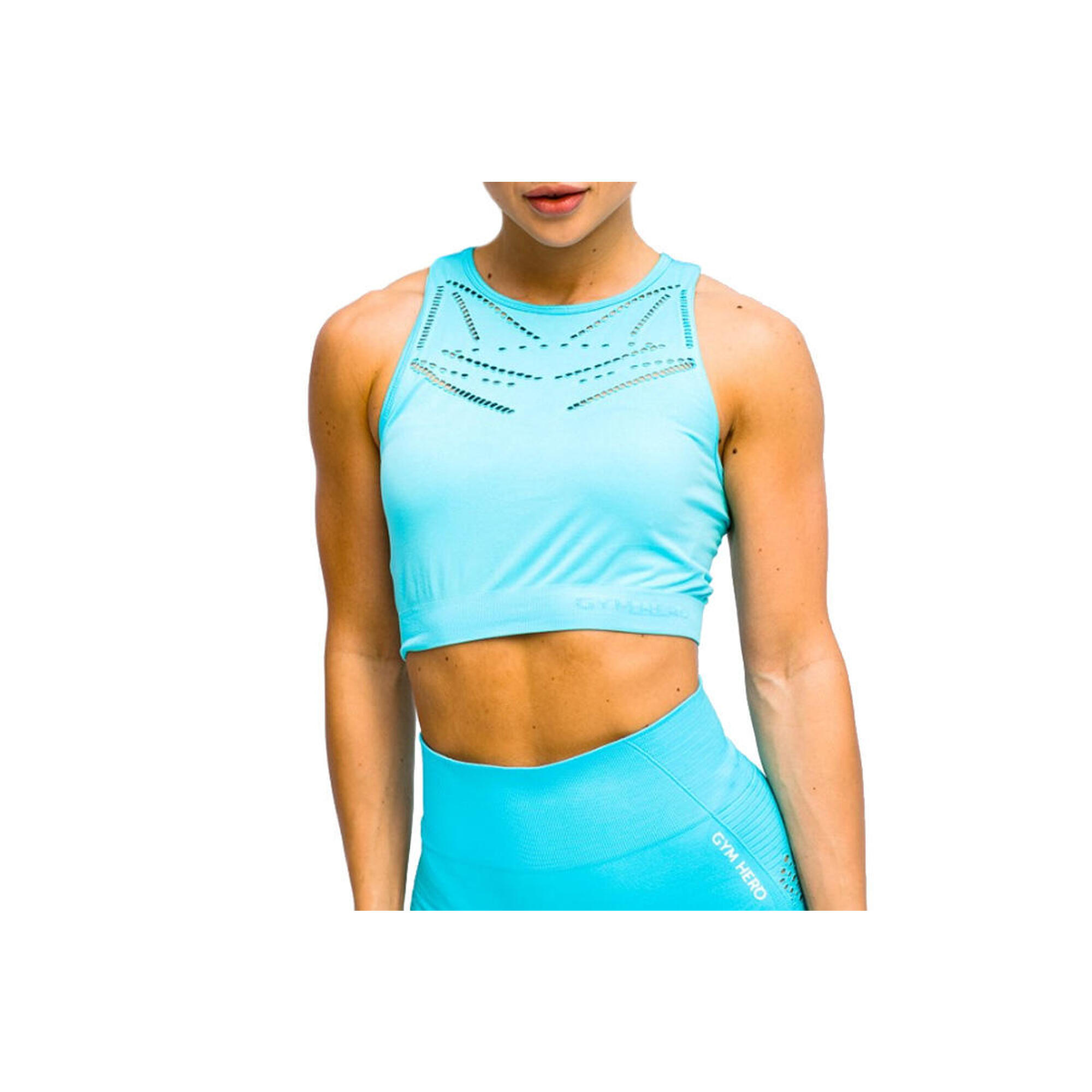 Gym Hero - Bra Pour Femmes Venice Beach Top Short Bra - Brassière - Bleu - 38 (b-c) - Decathlon