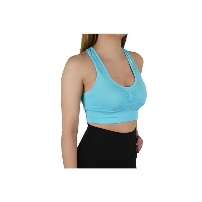 Női sportmelltartó, GymHero Miami Cute Bra, kék