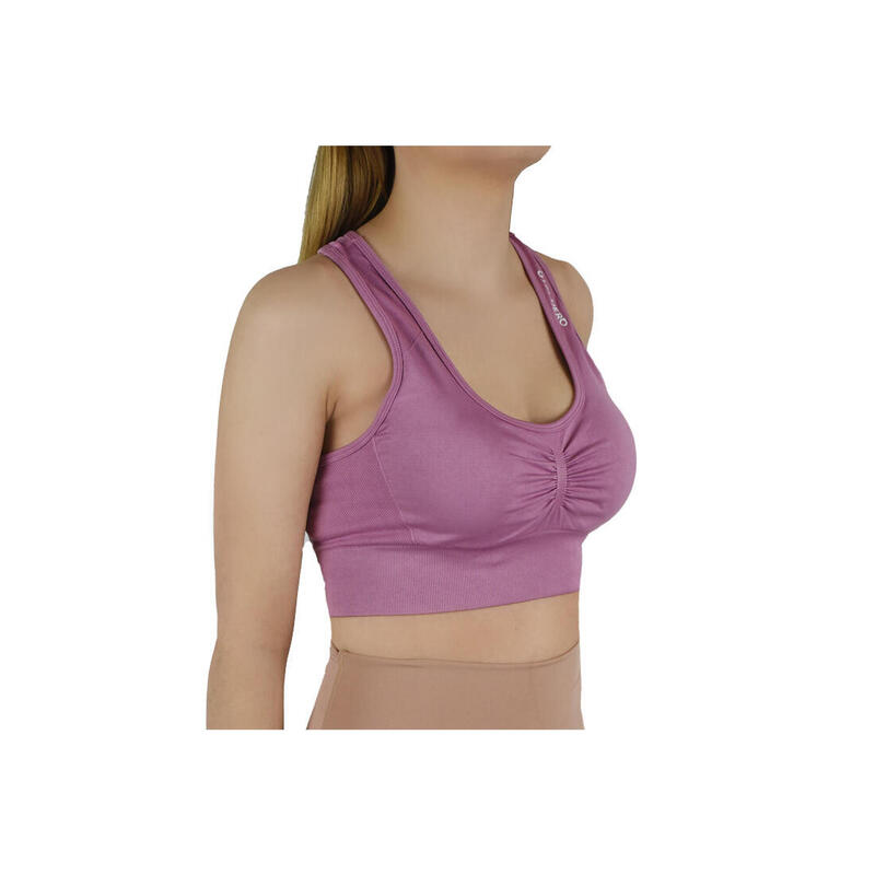 Női sportmelltartó, GymHero Miami Cute Bra, lila