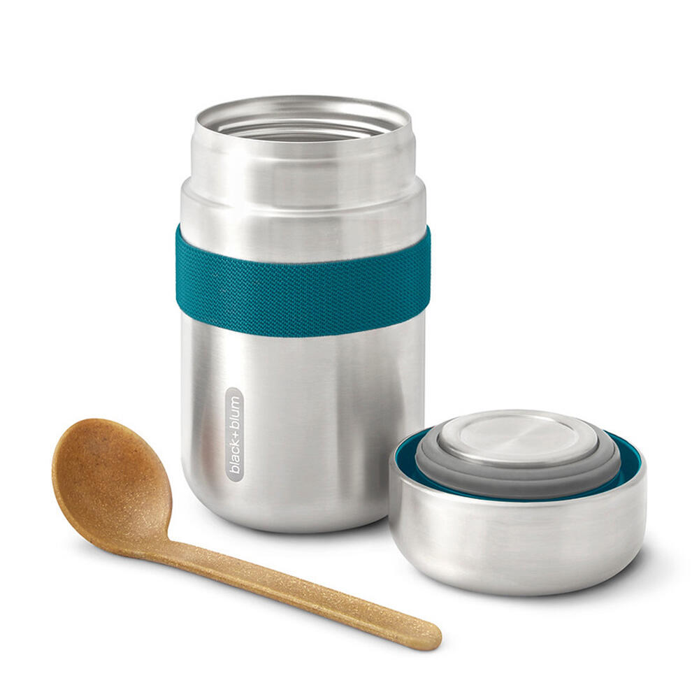 FOOD FLASK ISOTHERME-OCEAN-400ML-ANTI-FUITE-6H CHAUD  8H FROID-AVEC CUILLÈRE 2/6