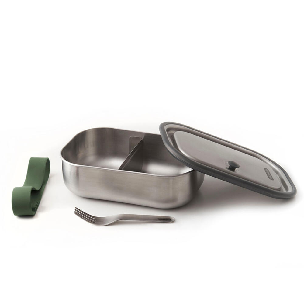 Black+Blum Stainless Steel Lunch Box Olive 4/7