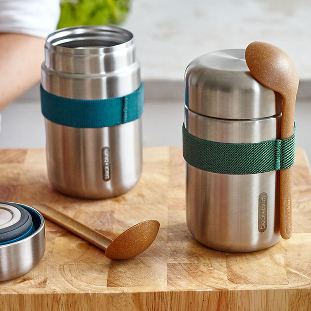 Edelstahl-Thermobehälter Food Flask 400 ml olive 5/5