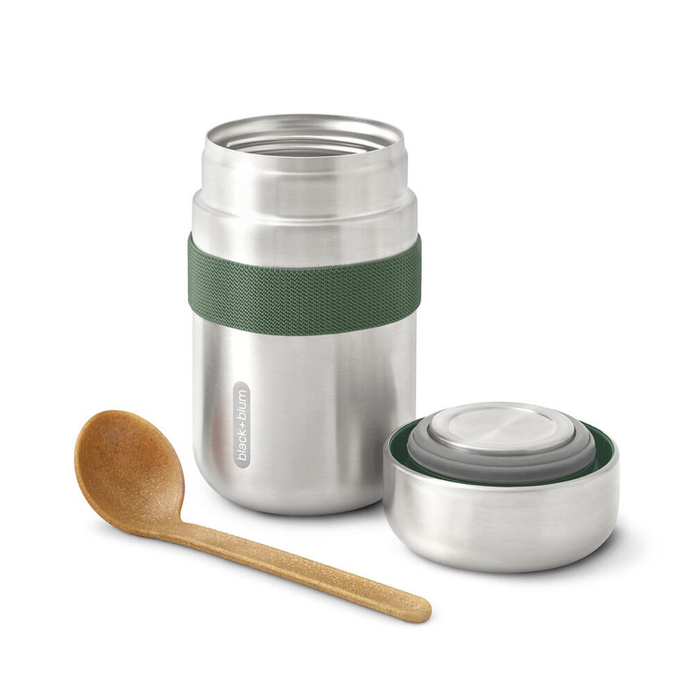 Edelstahl-Thermobehälter Food Flask 400 ml olive 2/5