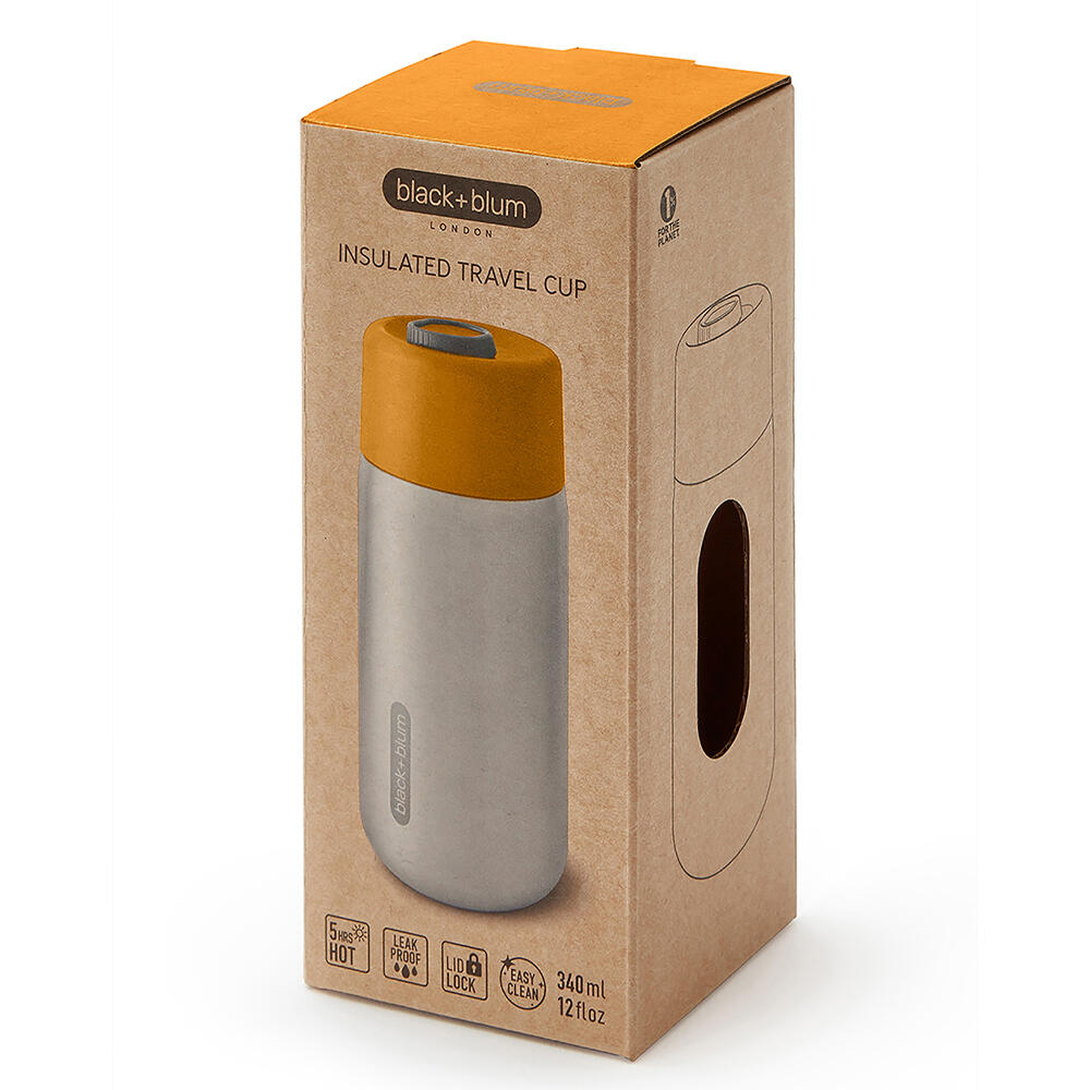 Black+Blum Insulated Travel Cup 340ml Orange 5/5