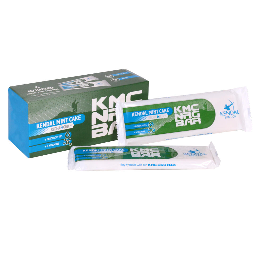KMC NRG BAR Kendal Mint Cake 6 Bars 1/3