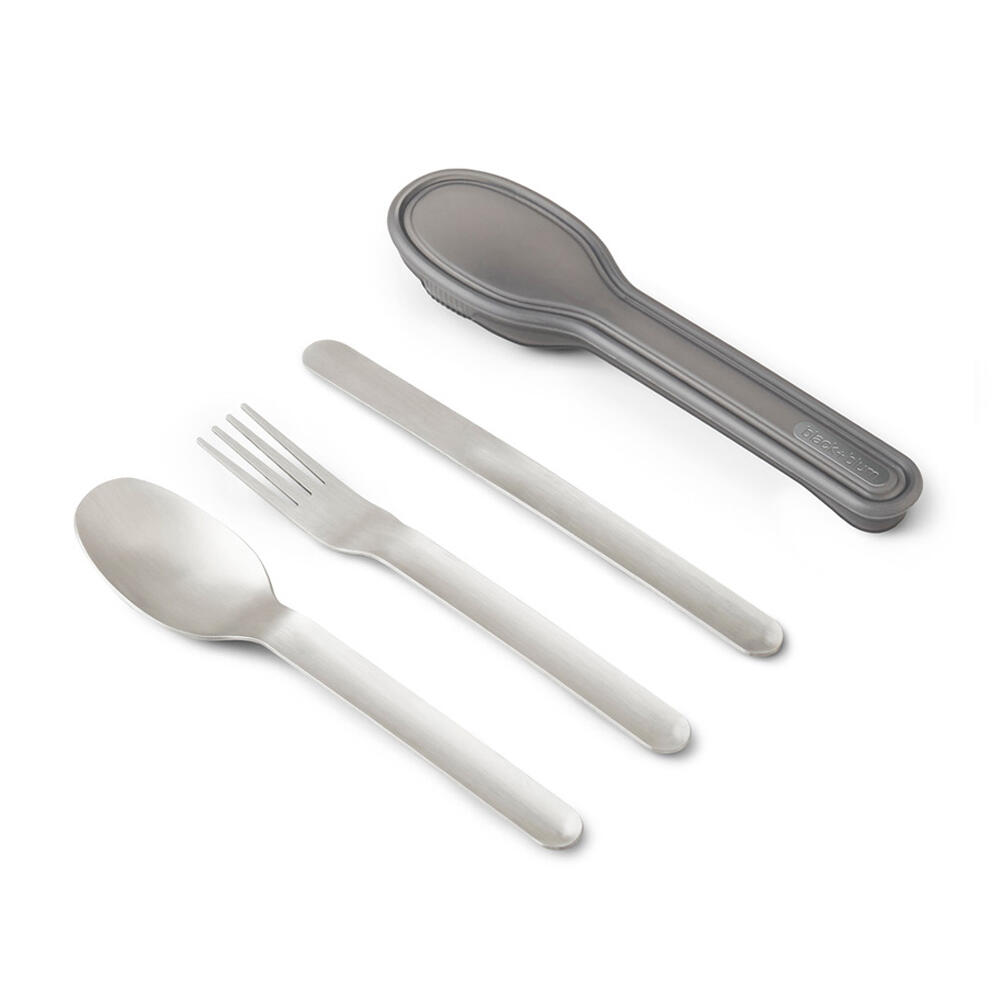 Black+Blum Stainless Steel Cutlery Set with Case Grey 1/6