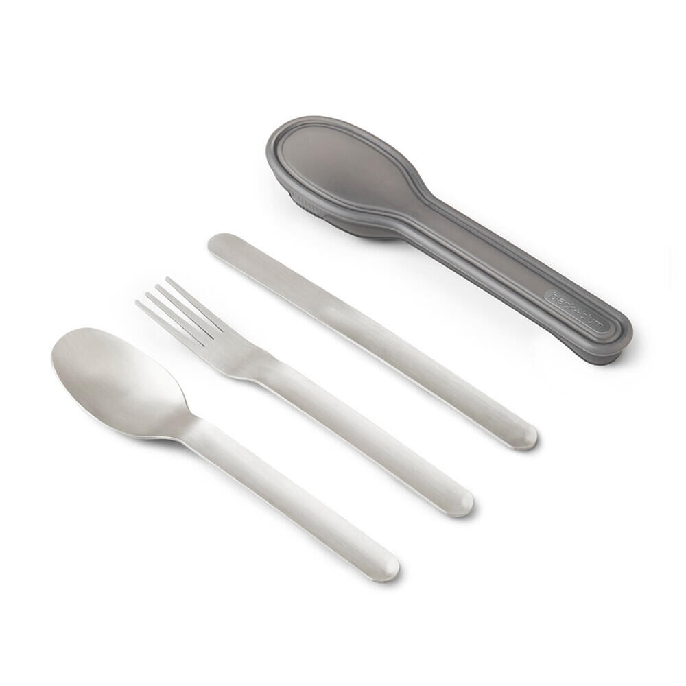 BLACK + BLUM Black+Blum Stainless Steel Cutlery Set with Case Grey