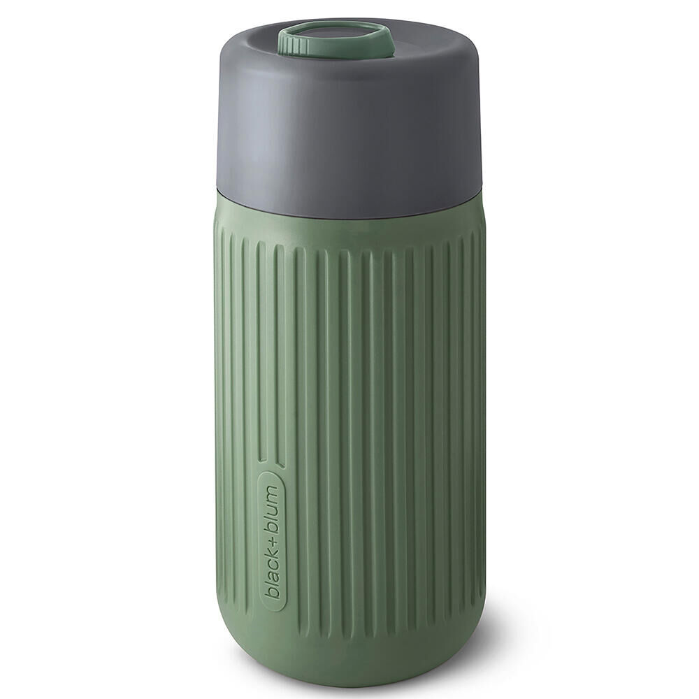 BLACK + BLUM Black+Blum Glass Travel Cup 340ml Olive