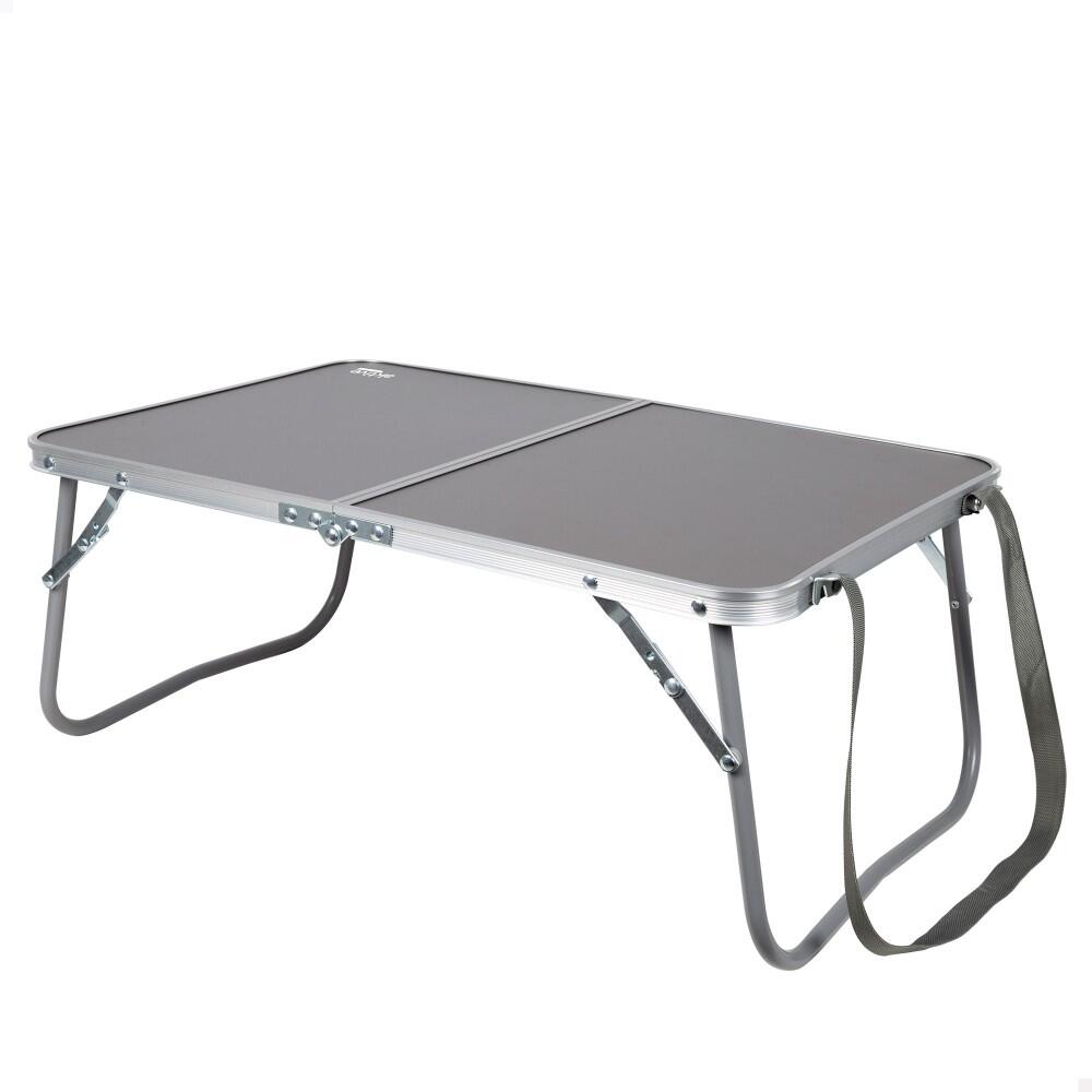 AKTIVE Mesa plegable camping antracita c/asas transporte Aktive