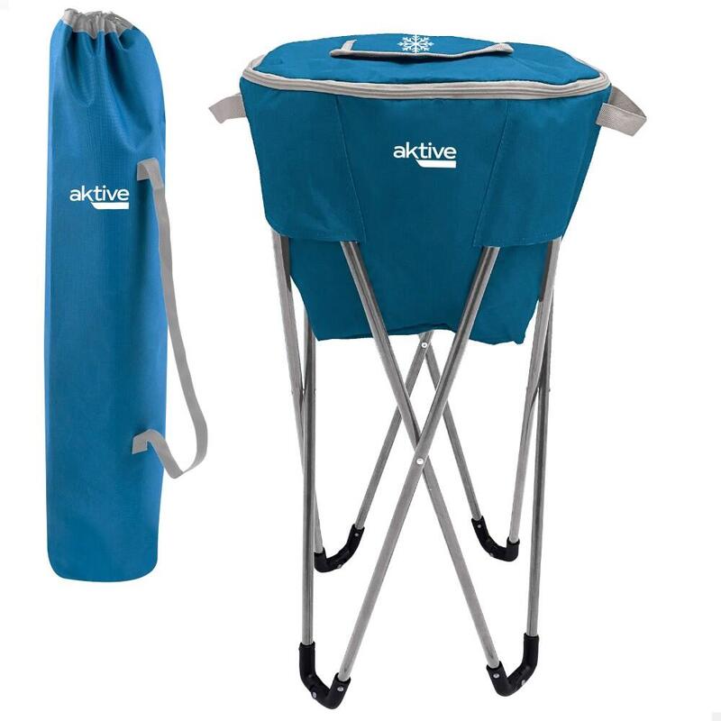 Nevera portátil plegable c/soporte para camping Aktive