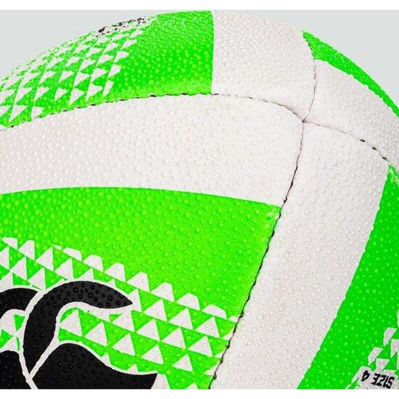 Ballon de rugby - unisexe Blanc Vert fluorescent