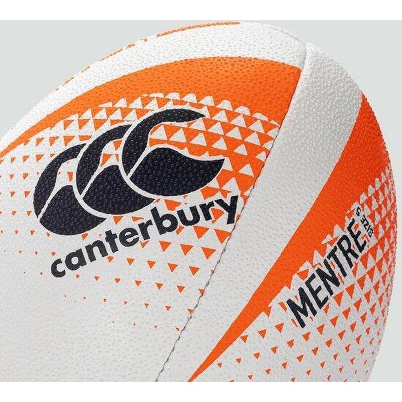 Ballon de rugby - unisexe Blanc Orange