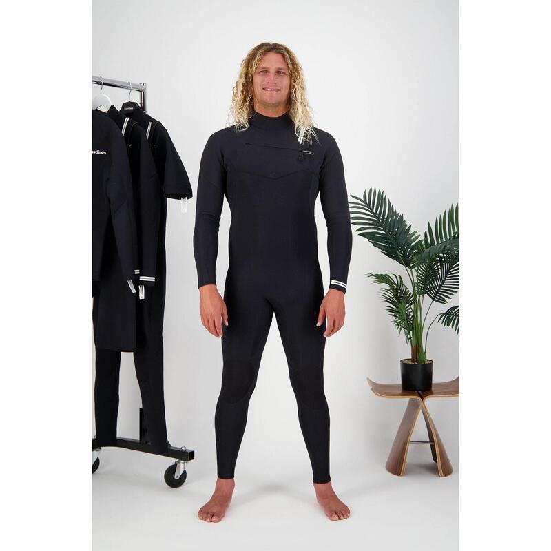 Traje Neopreno 3/2mm Cremallera Surf Aguas Templadas Hombre Coastlines Steamer