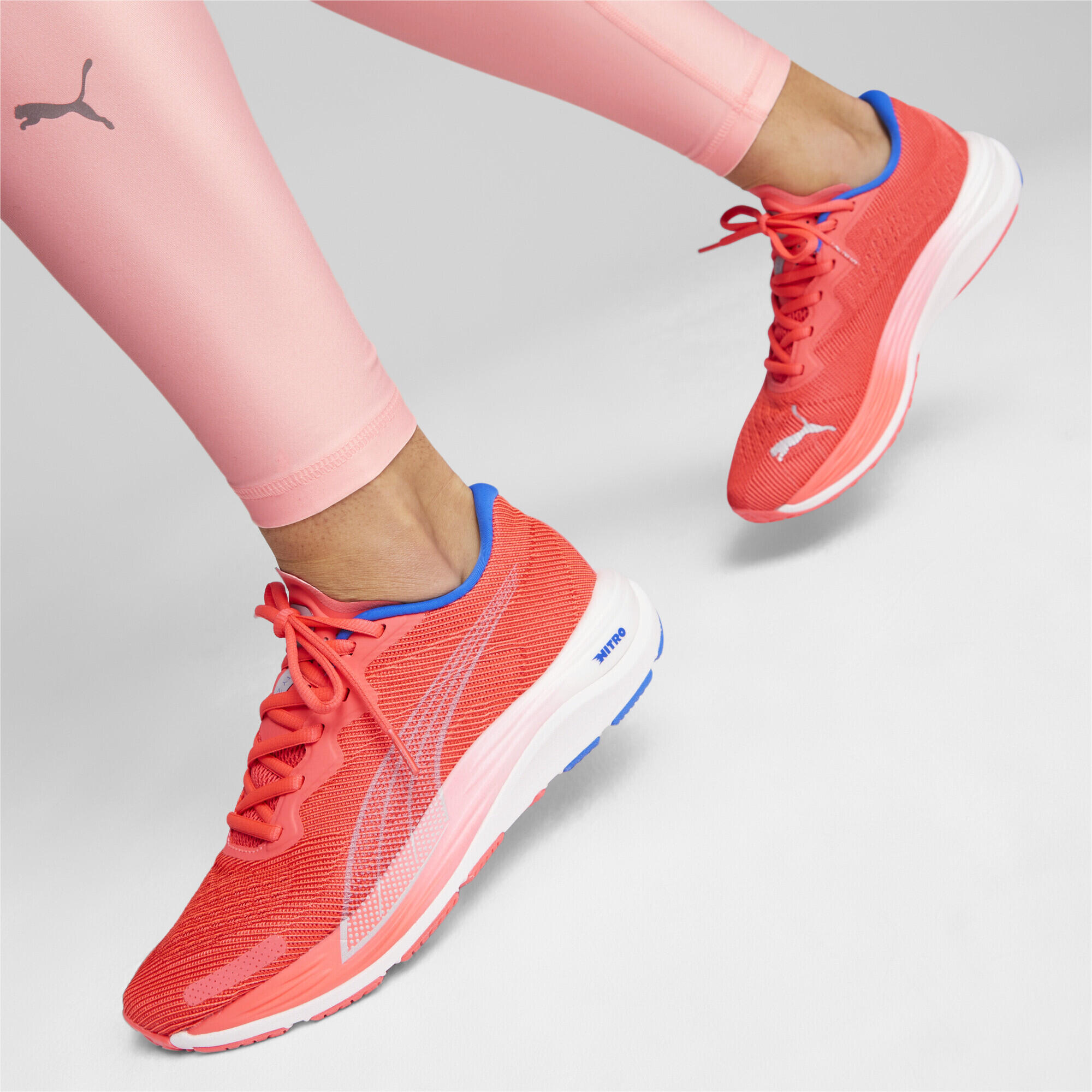 Velocity NITRO 2 hardloopschoenen voor dames PUMA Fire Orchid Ultra Blue Red 2/7