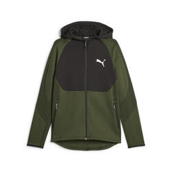 Hoodie zippé Evostripe Homme PUMA Myrtle Green