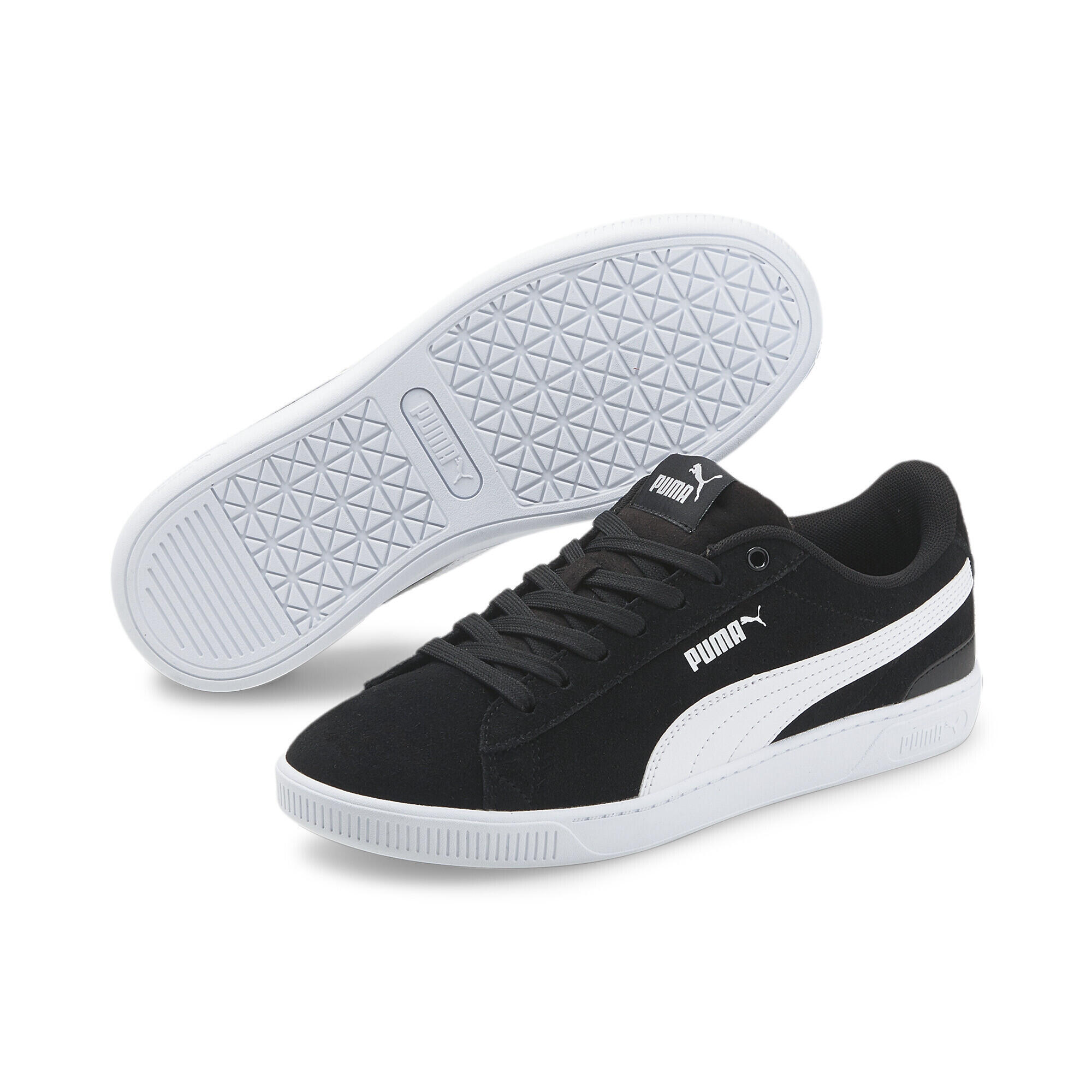 Baskets Vikky V3 Femme Puma Black White Silver