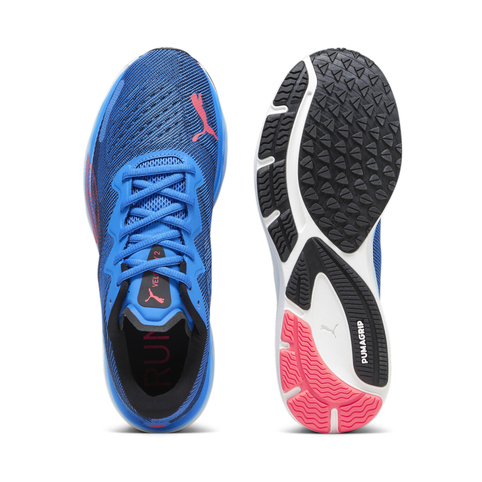 Chaussures de running Velocity Nitro 2 PUMA Ultra Blue Fire Orchid Red 6/7