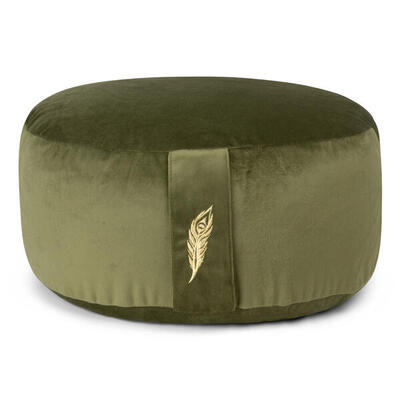 Mindbaas - meditatiekussen - yoga kussen - eco - groen velvet