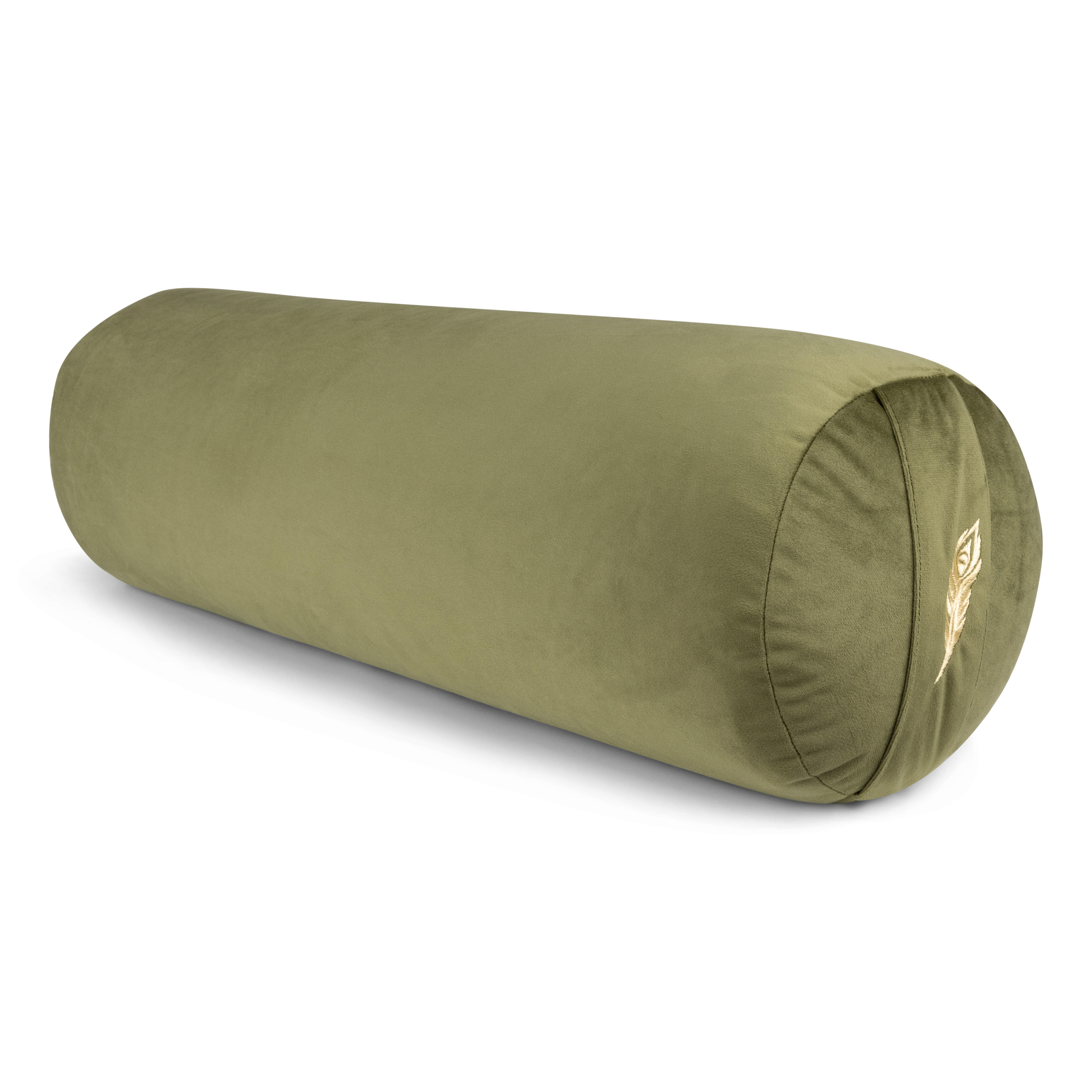 Mindbaas - Mindbaas - Coussin De Yoga - Velours - Vert - 60 X 20 (longueur X Diamètre) - Bolster - Vert - Taille Unique - Decathlon