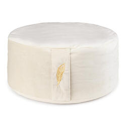 MindBaas - Coussin de méditation - Velours - Gris Foncé