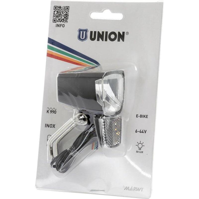 Phare Union UN-4270E Spark 6-44V 50 Lux Noir