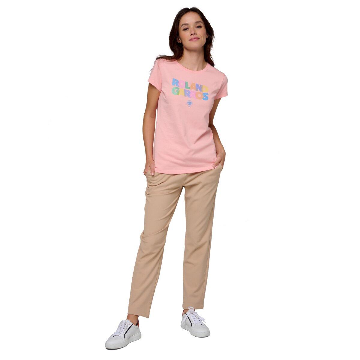 T-shirt Signature femme - Rose 4/4