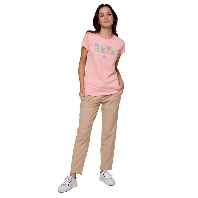 T-shirt Signature femme - Rose
