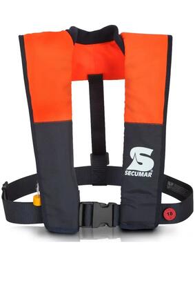 Rettungsweste SECUMAR VIVO 100 aufblasbar 100N blau leicht