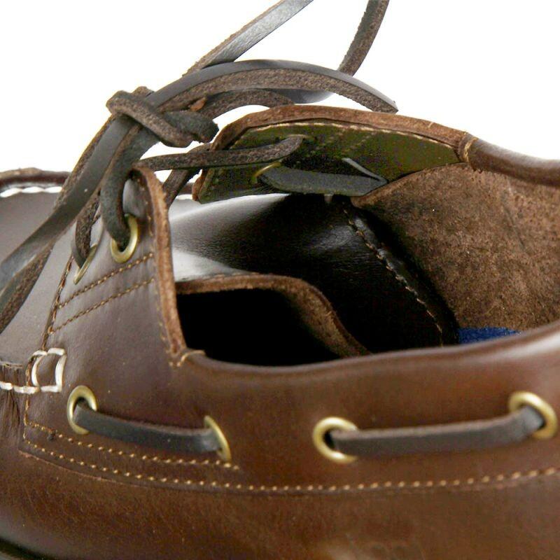 Chaussures bateau homme cuir marron KOOJI – confort, adhérence pont & ville 4/7