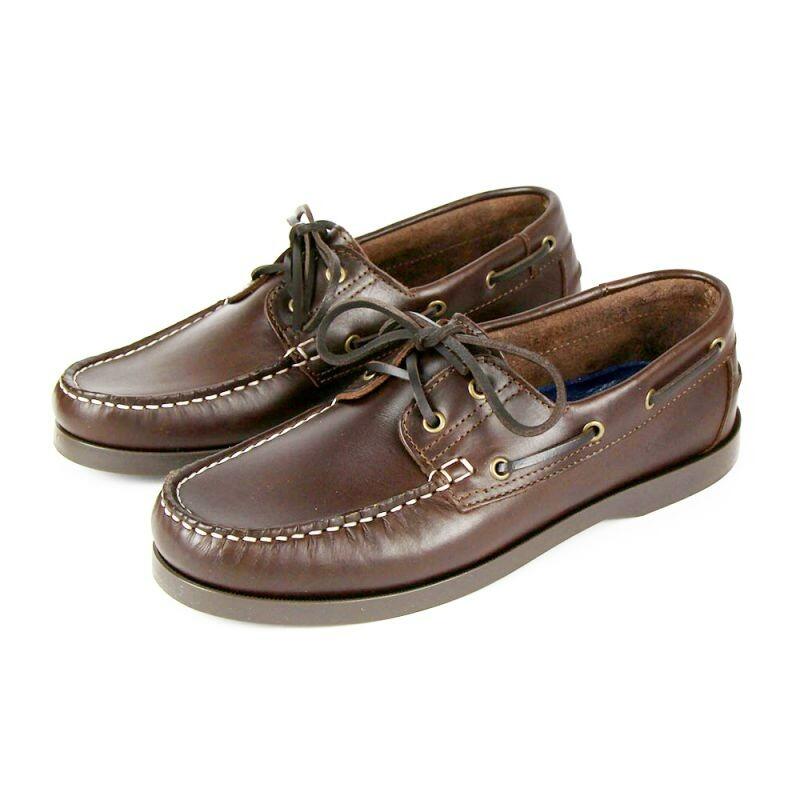 Chaussures bateau homme cuir marron KOOJI – confort, adhérence pont & ville 3/7
