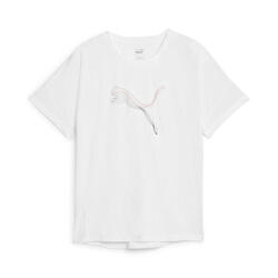 EVOSTRIPE T-shirt voor dames PUMA White