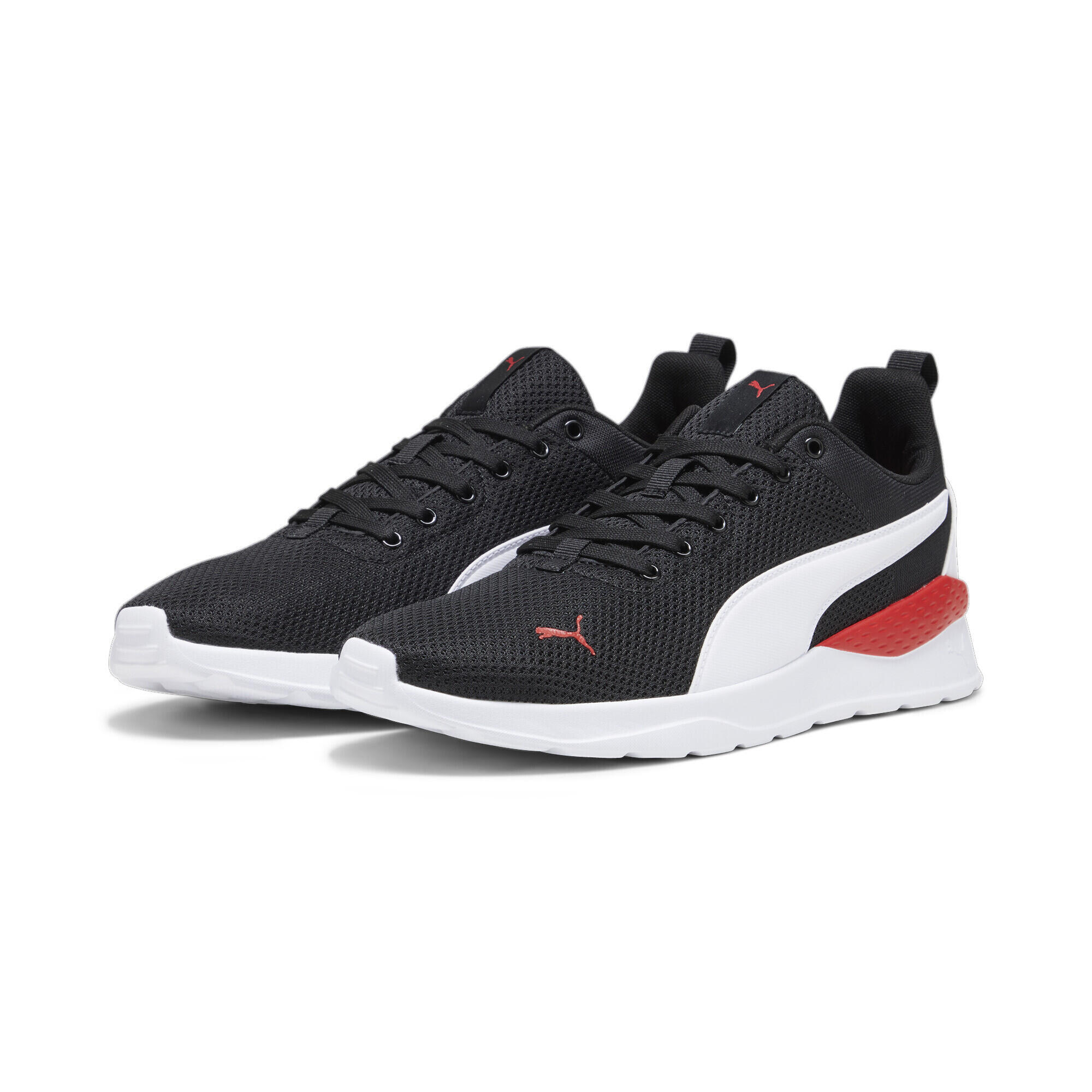 PUMA Anzarun Lite Sneakers Erwachsene PUMA Black White For All Time Red