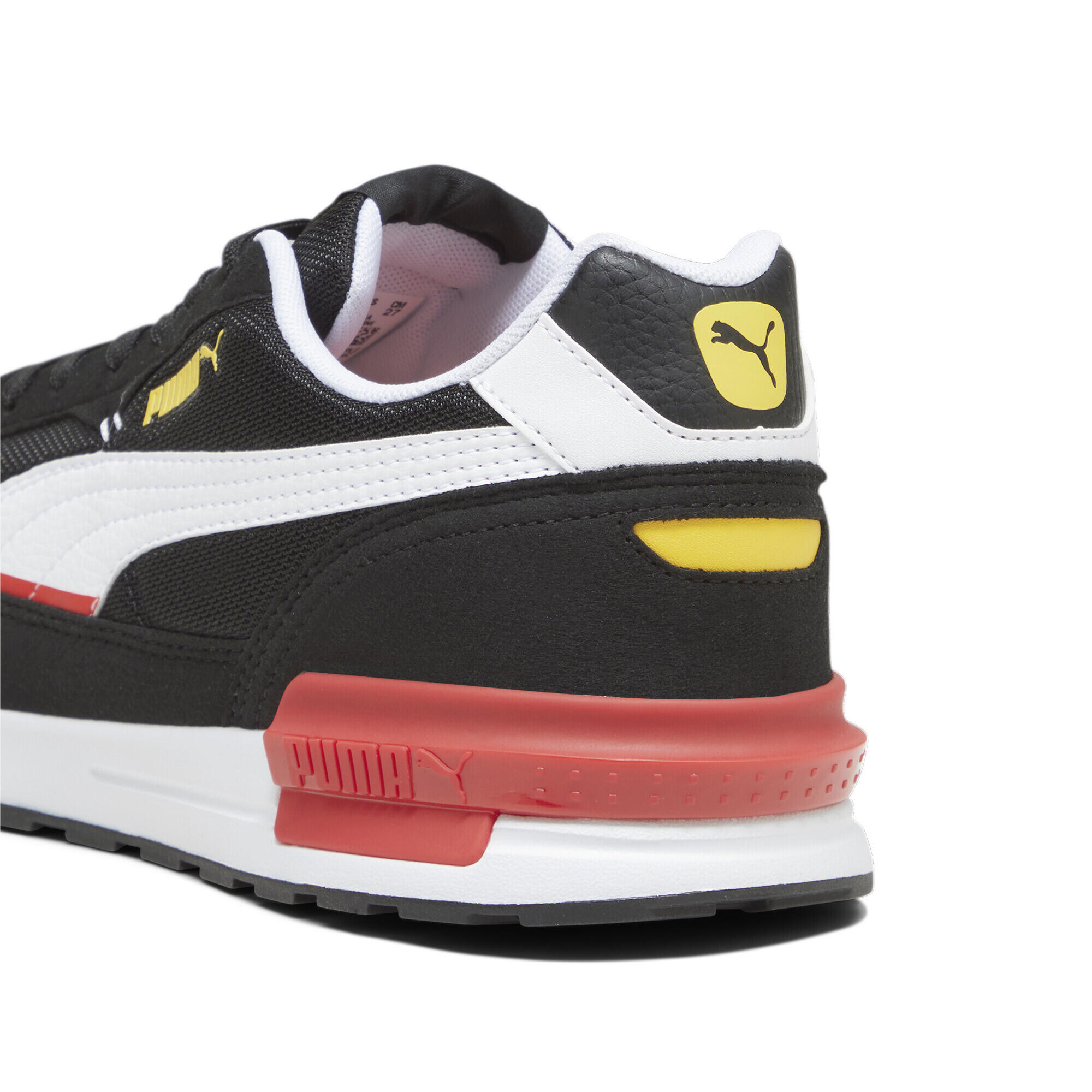 Zapatillas Graviton PUMA Black White Yellow Sizzle 4/7