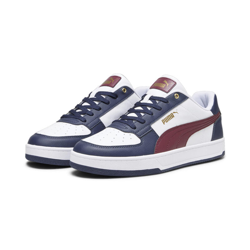 Caven 2.0 Sneakers Erwachsene PUMA White Dark Jasper Navy Gold Red Blue