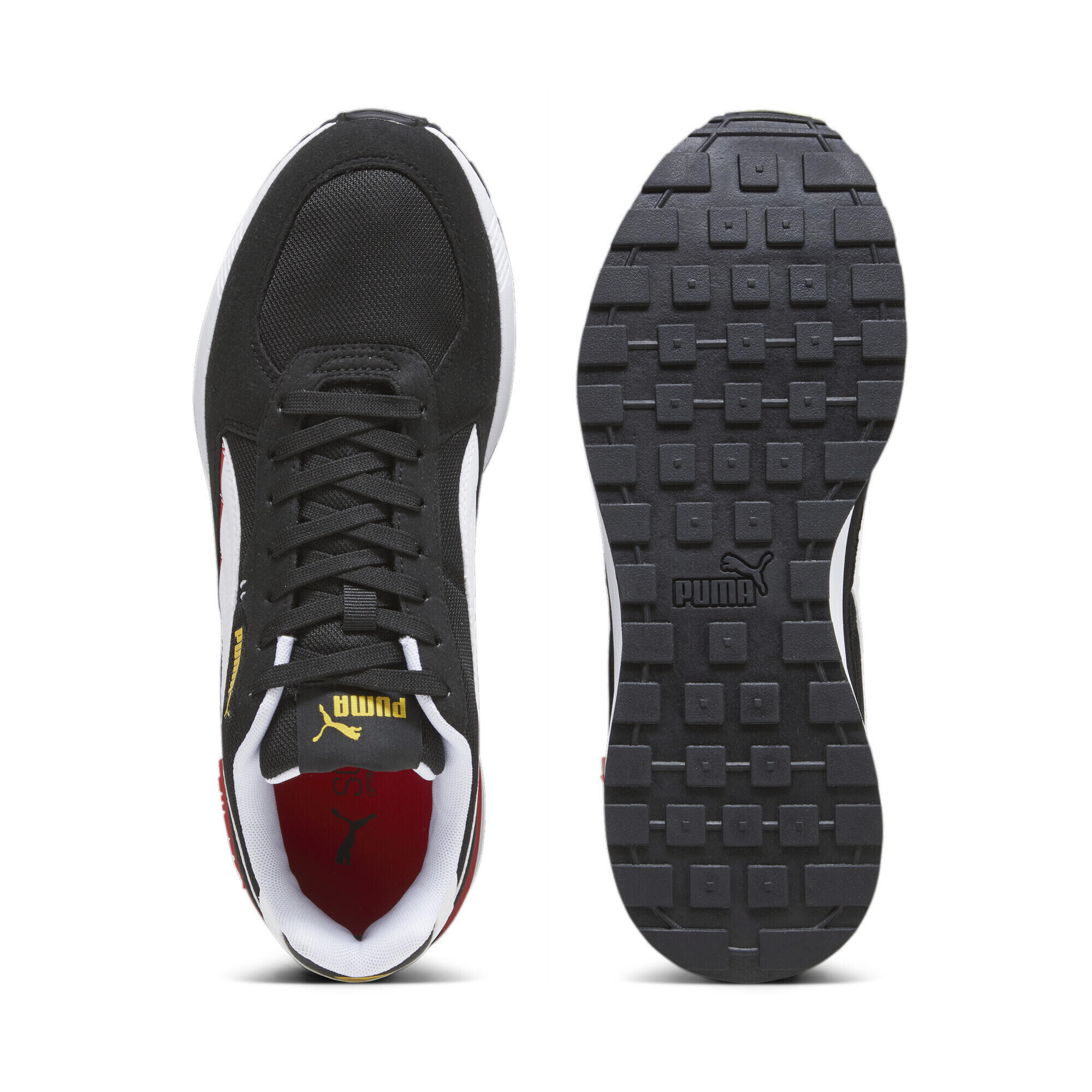 Zapatillas Graviton PUMA Black White Yellow Sizzle 6/7