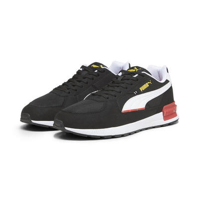 Graviton sportschoenen puma black white yellow sizzle