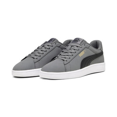 PUMA Smash 3.0 Buck Sneakers Erwachsene PUMA Cool Dark Gray Black Gold White