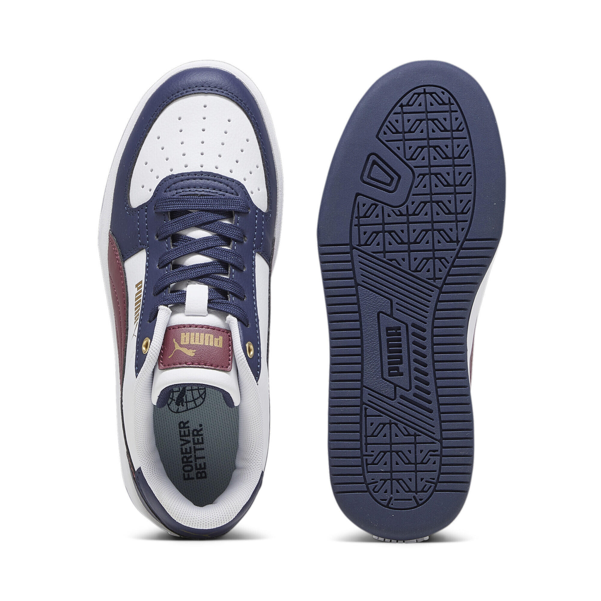 PUMA Caven 2.0 sneakers voor jongeren PUMA White Dark Jasper Navy Gold Red Blue 4/6