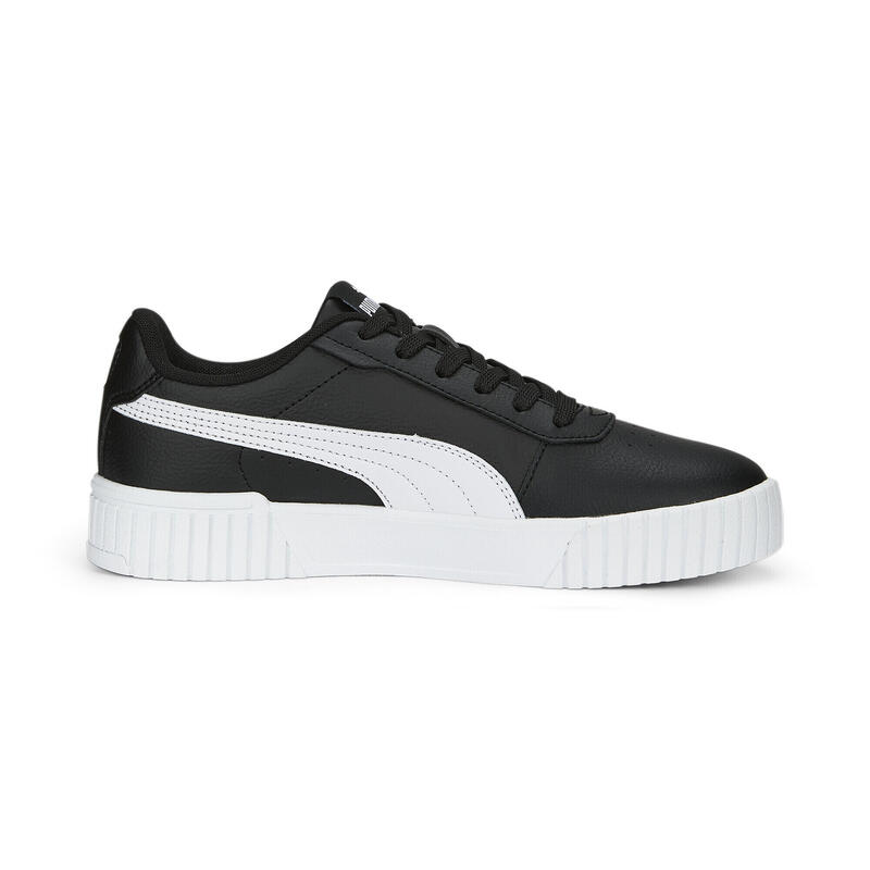 Zapatillas Carina 2.0 Mujer PUMA Black White Silver Metallic