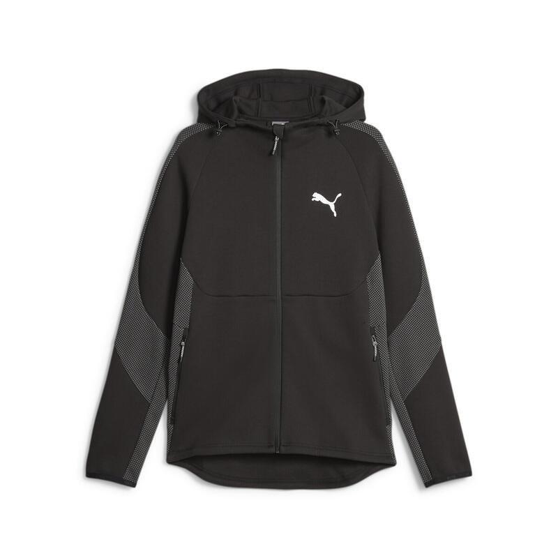 EVOSTRIPE Hoodie mit durchgehendem Reißverschluss Herren PUMA Black