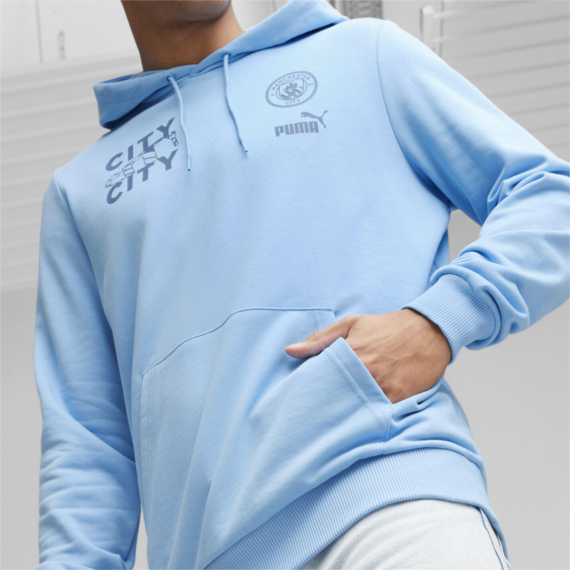 Puma Manchester City Men Hoody 2xl - Design gráfico 3/6